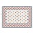 Handwoven Cotton Area Rug Vegetable Dyed Sky Blue, Cream and Terracotta Star Patterned Dhurrie - 6'x9' For Sale