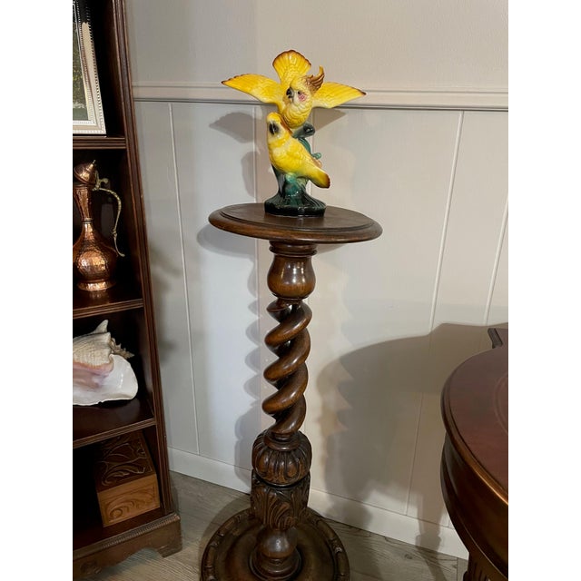 1950s Yellow Ceramic Cockatoo Figurine For Sale - Image 15 of 15