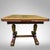 Jacobean Oak Draw Leaf Table in English Jacobean Revival-Style Circa 1930s For Sale - Image 3 of 18