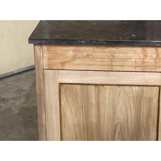 Tan French Louis XVI Bleached Fruitwood Enfilade For Sale - Image 8 of 8
