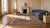 Classic Sky Blue Background With Ivory Border Geometric Floral Desing Century Persian Malayer Rug For Sale - Image 9 of 10