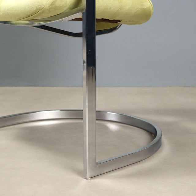 Textile Vintage Chairs by Vittorio Introini, 1970s, Set of 6 For Sale - Image 7 of 10
