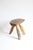 Brutalist Carved Wooden Tripod Stool with Bark, 1950s For Sale - Image 16 of 18