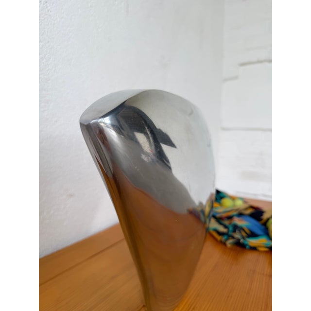 Vase in Cast Aluminum, 1970s For Sale - Image 16 of 18