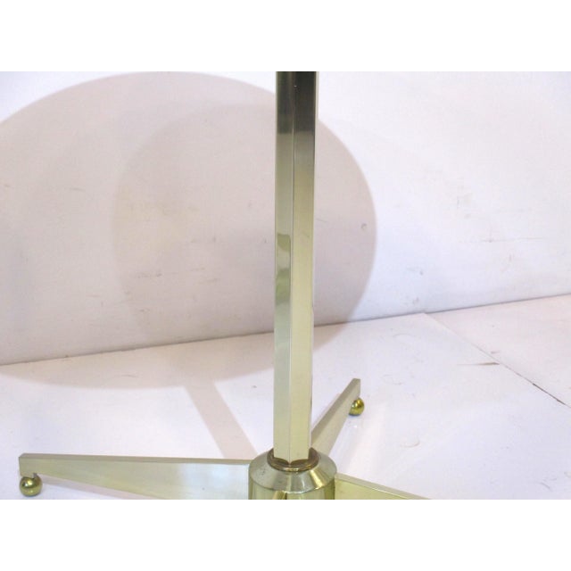 American of Martinsville Brass Based Tulip Styled Side Tables For Sale In Cincinnati - Image 6 of 11