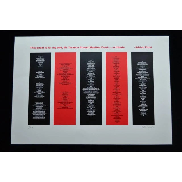 Adrian Frost "A Tribute To Sir Terry Frost" Contemporary Print 2003 For Sale - Image 4 of 4