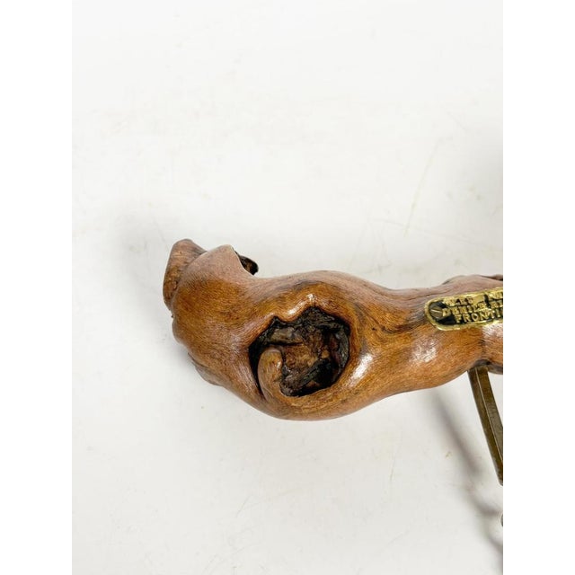 1950s French Provençal Corkscrew in Wood and Metal, France, 1950 For Sale - Image 5 of 11
