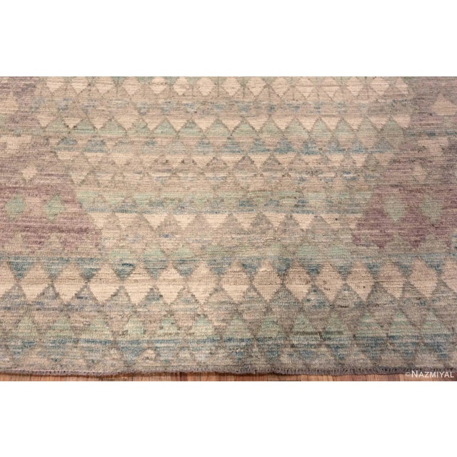 Nazmiyal Collection Large Size Geometric Modern Area Rug For Sale - Image 9 of 10