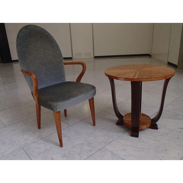 Mid-Century Modern Birch Armchair, 1950s For Sale - Image 9 of 9