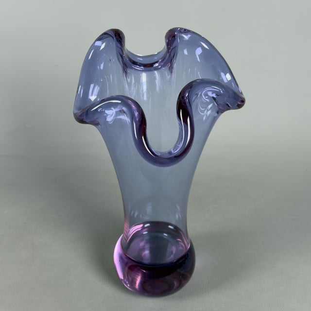 Vintage Murano Glass Vase, 1970s For Sale - Image 11 of 11