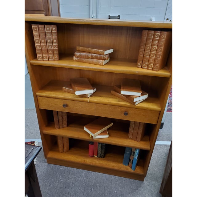 Nathan Mid Century Teak Bookcase Chairish