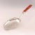 Metal Antique Tableware Silver Flatware Agate Bejewelled Pie Scoop Server Engraved For Sale - Image 7 of 8