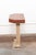 Brown Mid 20th Century French Leather-Top Pedestal Console Table For Sale - Image 8 of 12