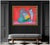 The artwork here, "Lady on Red with Floating Vase", is a wonderful depiction of a woman and a vase, which was created with...