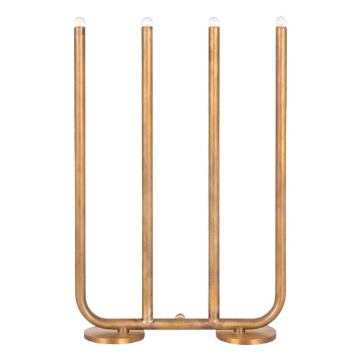 Brass December Snö Table Lamp by Sabina Grubbeson for Konsthantverk For Sale
