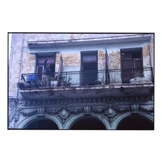Paul Cooklin, Man on Rustic Balcony, Havana, Cuba, Edition of 50 For Sale