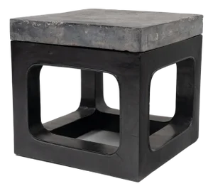 Chinese Golden Brick Side Table, C. 1838