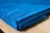 1990s Blue Silk Blend Duvet Cover For Sale - Image 5 of 6