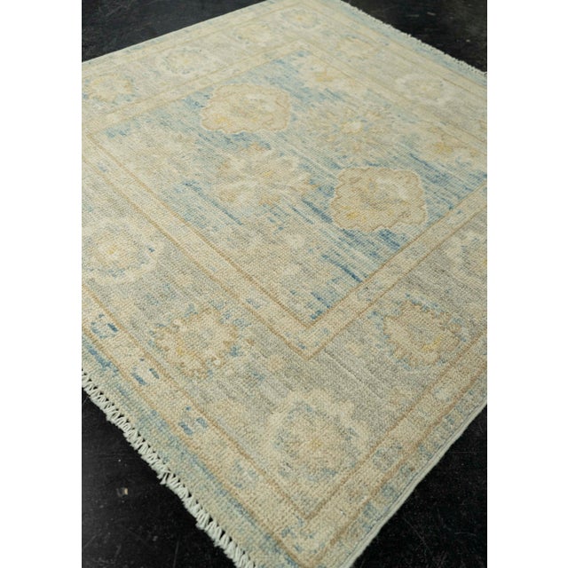 Textile Oushak Square Rug 2'10" x 3' #21351 For Sale - Image 7 of 8
