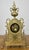 Vintage Style Brass Ornate Mantel Clock For Sale - Image 14 of 17