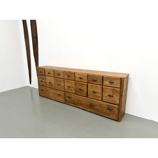 Large Pine Trade Cabinet, 1950 For Sale - Image 8 of 18
