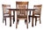 Solid Wood Craftsman Mission Style Dining Set For Sale