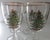 Spode Christmas Tree Pedestal Goblets Set of 4 New in Box 16 oz Excellent new condition, still in box. These are decorated...