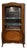 Louis XV Style Display Cabinet in Marquetry of Woods, 1890s For Sale