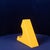 Italian Space Age Sculptural Yellow Glazed Ceramic Vase, 1970s For Sale - Image 11 of 18