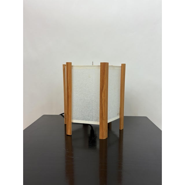 Japanese Style Table Lamp, 1990s For Sale - Image 9 of 9