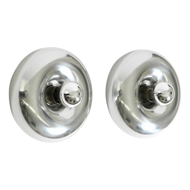 Space Age Pox Wall Lamps by Ingo Maurer, 1960s, Set of 2 For Sale