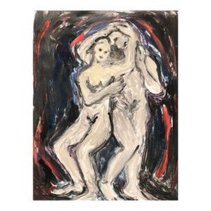 1993 Adrienne Anderson Nude Painting