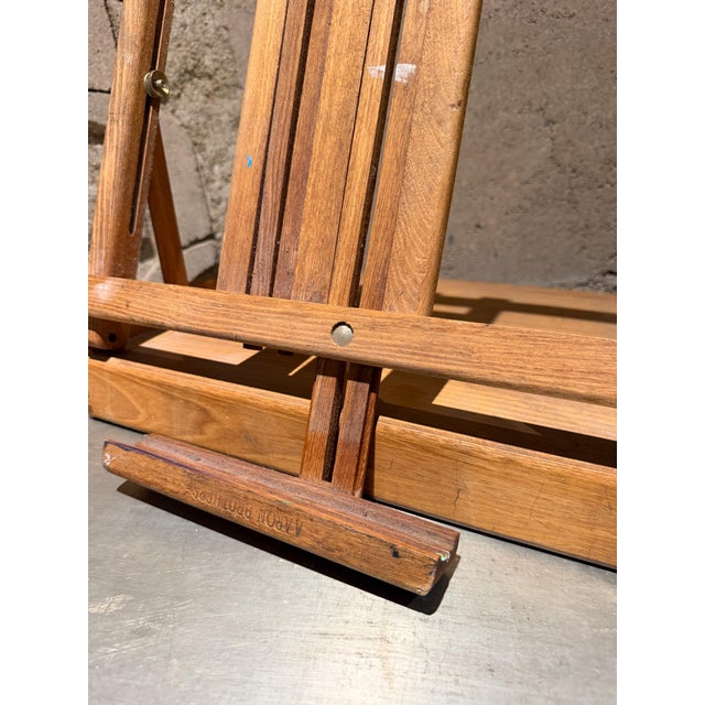 For your consideration, an Aaron Brothers Wooden Tabletop Art Easel and Portable Travel Sketch Box. This piece functions...