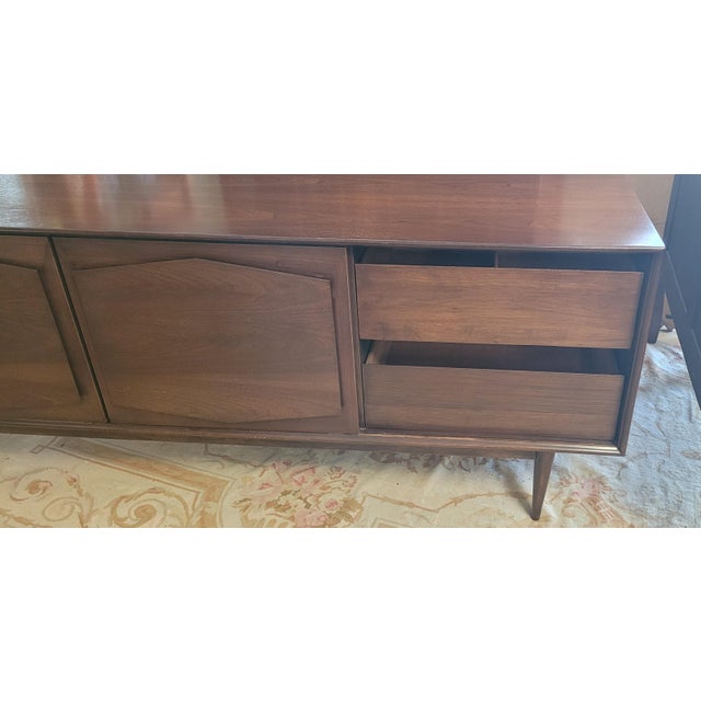 Brown Fine Mid Century Walnut Sideboard Denmark For Sale - Image 8 of 18