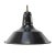 1950s Vintage French Industrial Dark Blue Enamel Pendant Lamp For Sale - Image 5 of 5