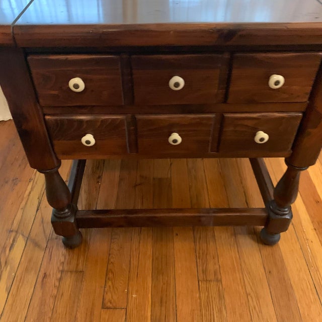 Ethan Allen Old Tavern Pine End Table Chairish