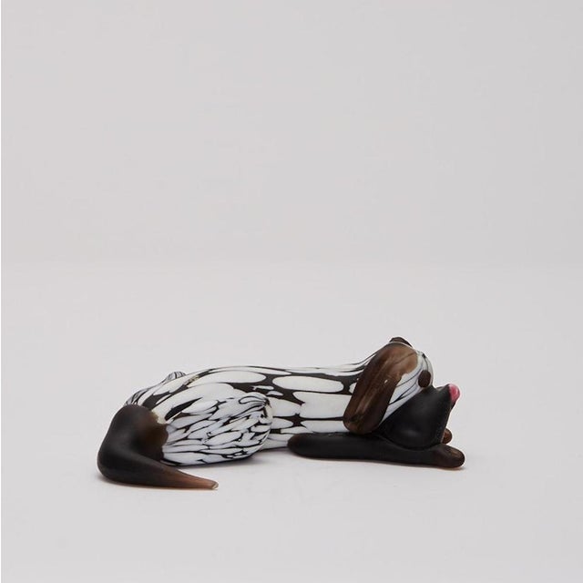 1970s Animal Sculptures in Black and White by Archimede Seguso, Set of 2 For Sale - Image 5 of 10