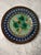 Victorian Vintage Majolica Botanical Wall Plates in Cobalt, Turquoise & Green – Set of 2 For Sale - Image 3 of 6