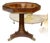 19th C. English Regency Rosewood and Brass Inlaid Side Table For Sale