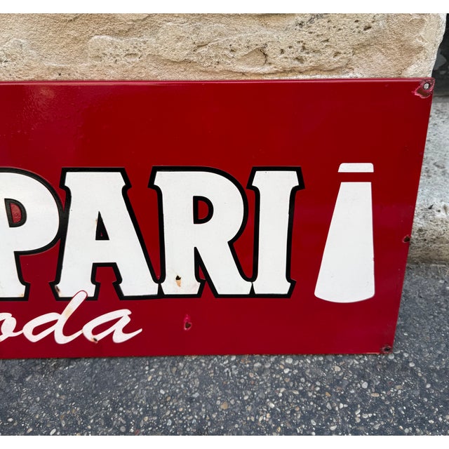 Vintage Campari Soda Sign,1960s For Sale - Image 6 of 8