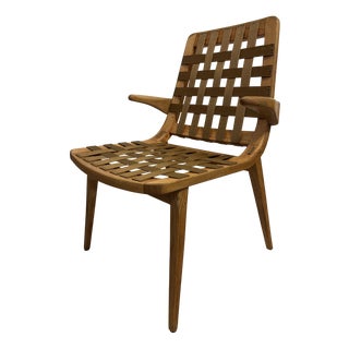 Vintage Lounge Armchair attributed to Jan Vaněk, Former Czechoslovakia ,1960s For Sale