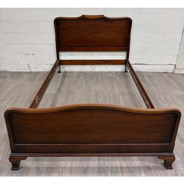Vintage Full Size Kindel Grand Rapids Oxford 176e Chippendale Style Bed For Sale In Kansas City - Image 6 of 9