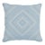Schumacher Tortola Indoor & Outdoor 20" Pillow in Sky For Sale
