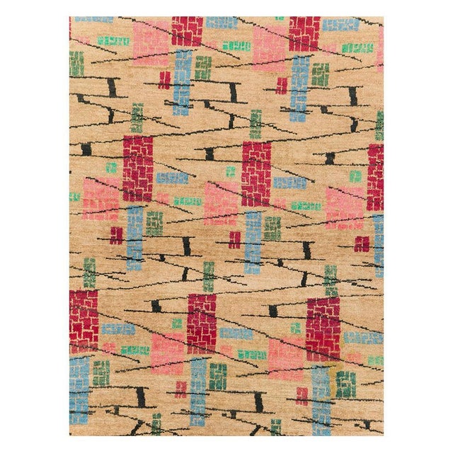 A vintage Turkish Anatolian small room size carpet handmade during the mid-20th century. Measures: 7' 9" x 10' 0".