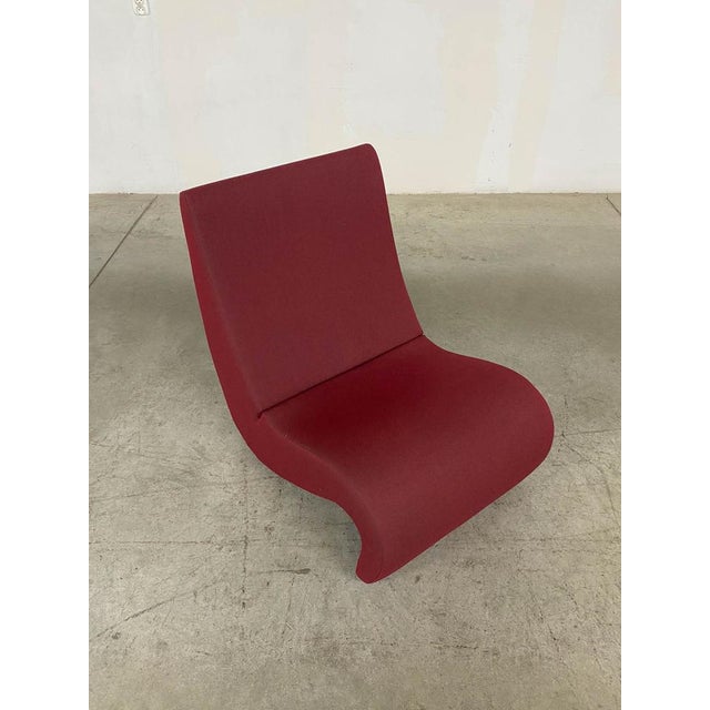 Red Amoebe Lounge Chair by Verner Panton for Vitra, 2000s For Sale - Image 8 of 18