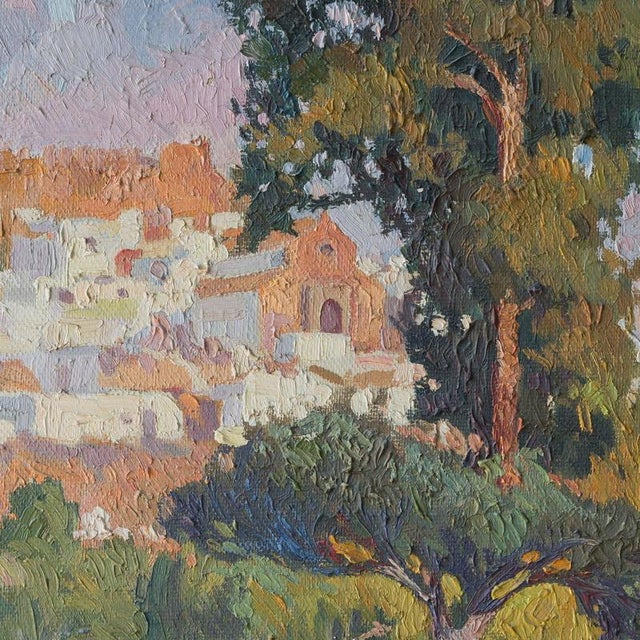 Landscape of Alcalá de los Gazules, Oil on Canvas For Sale - Image 3 of 5