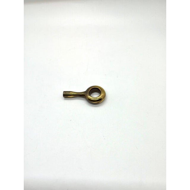 Baker Furniture Company Baker Knob Pull Satin Brass For Sale - Image 4 of 5