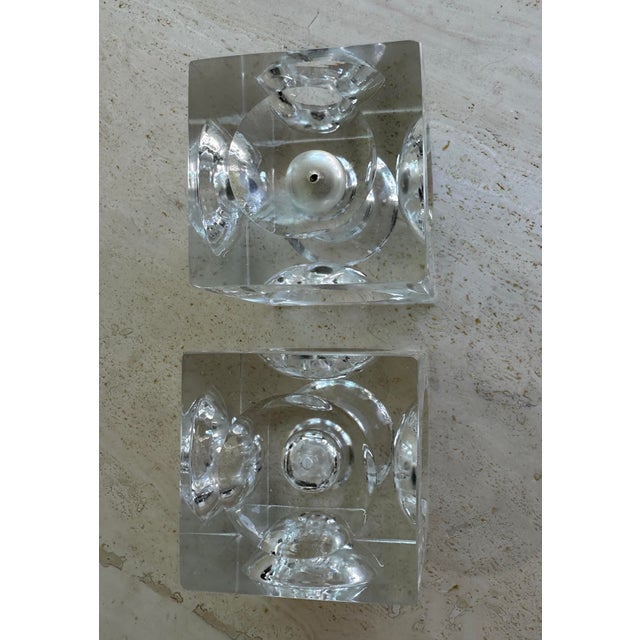 1960s Mid-Century Modern Glass Salt and Pepper Shakers For Sale - Image 5 of 11