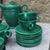 1950s Green Glazed Ceramic Coffee Service by Blanche Letalle, 1950s, Set of 27 For Sale - Image 5 of 18