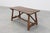 Spanish Rustic Trestle Table with Drawer and X-Stretchers, 1800s For Sale - Image 6 of 13